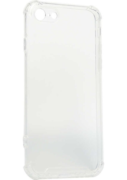 iPhone 8 Kılıf Klcr Kamera Korumalı Nitro Anti Shock Silikon-Renksiz