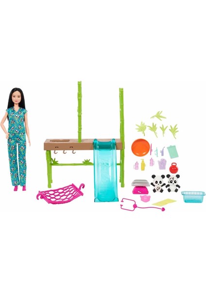 Barbie Yavru Panda Bakımı Oyun Seti HKT77