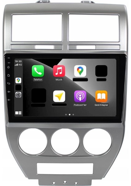 Jeep Compass Android Multimedya Sistemi 4-64 For-X (2007-2009)