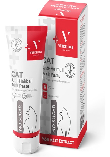 Anti Hairball Adult Cat Malte Paste Tüy Yumağı Önleyici Yetişkin Kedi Malt Macunu 100 gr