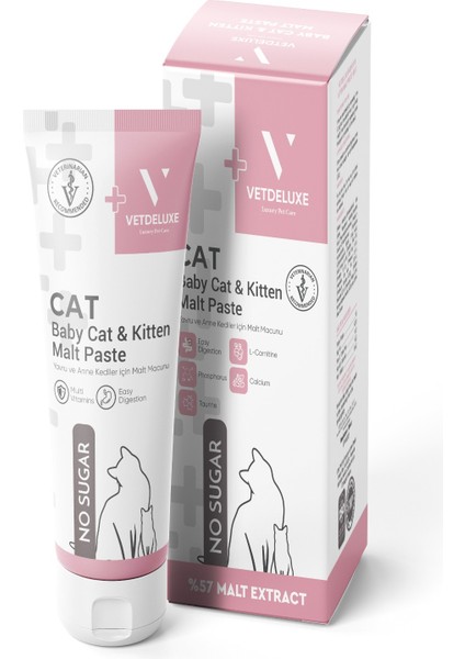Babycat Kitten Malte Paste Tüy Yumağı Önleyici Yavru Hamile ve Emziren Kedi Malt Macunu 100 Gr