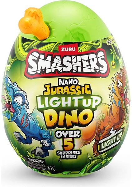 1 Adet - Smashers Nano Jurassic Sürpriz Yumurta - 1 Adet