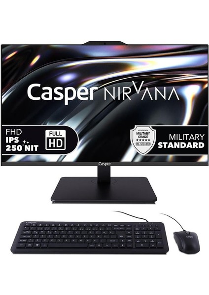 Nirvana Aıo A800 I5 13420H 3.4ghz 16GB 500GB SSD Intel Irıs x WIN11 23.8''