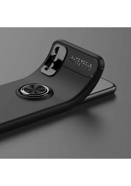 Vivo Y20S Kılıf Klcr Ravel Silikon Kapak-Siyah-Kırmızı indirimleri