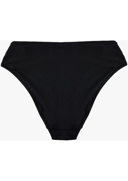 Astarlı Yüksek Bel Dokulu Bikini Altı