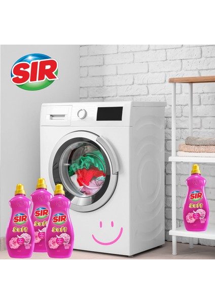 Konsantre Çamaşır Yumuşatıcısı Gül & Şakayık 1440 ml 60 Yıkama 2 Adet