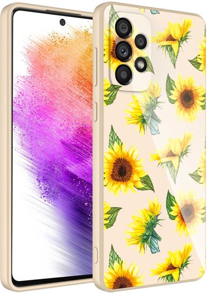Galaxy A52 Kılıf Kamera Korumalı Desenli Sert Silikon Klcr Epoksi Kapak-No2