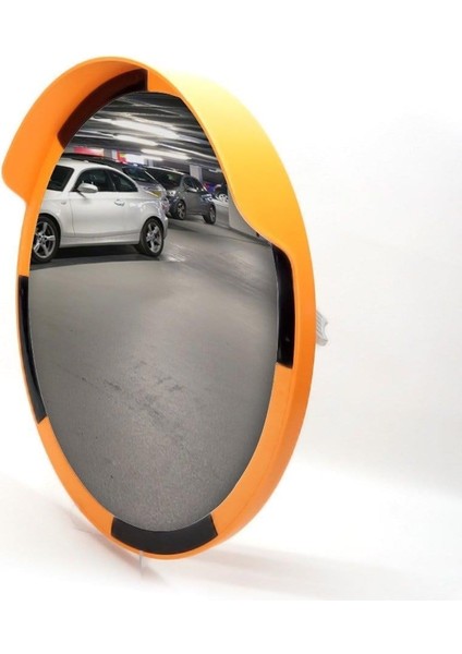 Otopark ve Yol Güvenliği İçin 80 cm Ayna / Flanşlı 2.5 m Direk Seti