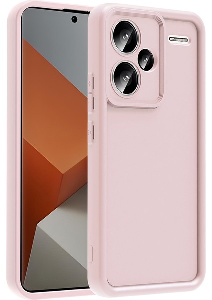 Redmi Note 13 Pro Plus Kılıf Kamera Korumalı Klcr Ananas Kapak - Pembe