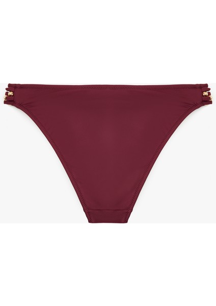 Astarlı Yanları Ipli Boncuklu Bikini Altı