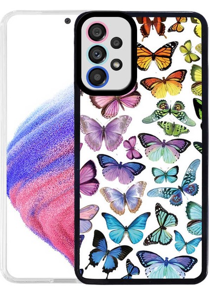 Galaxy A33 5g Kılıf Klcr M-Fit Desenli Kapak-Butterfly No3