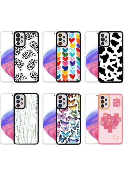 Galaxy A33 5g Kılıf Klcr M-Fit Desenli Kapak-Butterfly No3