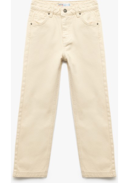 Pamuklu Cep Detaylı Rahat Kesim Pantolon