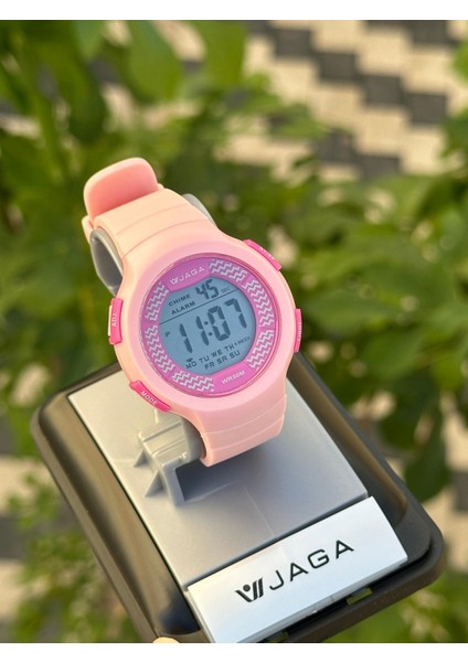 Dijital Alarm+Kronometre+Işık ve Takvimli 5 Atm Genç Spor Çocuk Kol Saati JG012 modelleri