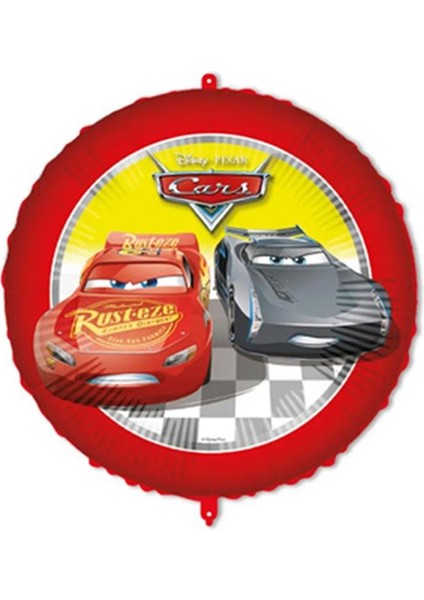 Cars Arabalar Temalı Folyo Balon Doğum Günü Parti Balonu 46 cm