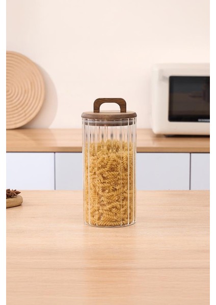 Akasya Kapaklı Kavanoz 1250 ml