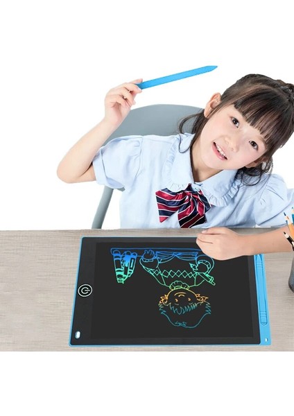 Çocuklar Için 6.5/8.5/10/12 Inç LCD Çizim Tableti Kalemli Şarj Edilebilir Silinebilir Tahta Erkekler Kızlar Için Seyahat Eğitici Oyuncak Hediye (Yurt Dışından)