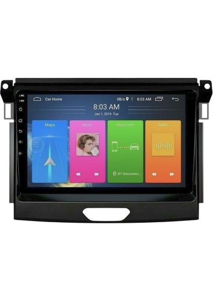 Ford Ranger Android Multimedya Sistemi 4-64 For-X (2016-2020) fiyatları