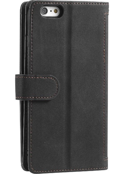 Iphone 6 Için Flip Case Artı/6s Artı Kordon Cüzdan Kickstand 9 Kart Yuvaları (Yurt Dışından) indirimleri