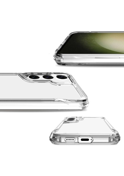 Galaxy S24 Plus Kılıf Klcr T-Max Kapak-Renksiz