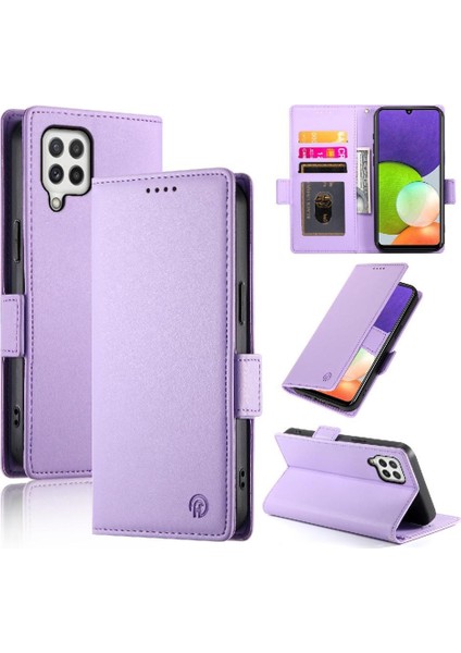 Samsung Galaxy A22 4g Kart Yuvaları Için Flip Case Cüzdan Günlük Kullanım Flip (Yurt Dışından)