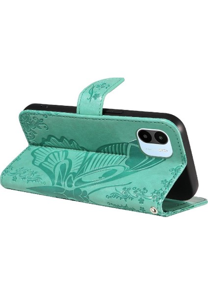 Xiaomi Redmi A1 Için Flip Case Yüksek Kalite Deri Ayrılabilir El Kayışı (Yurt Dışından)