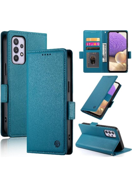 Samsung Galaxy A32 5g Flip Cüzdan Günlük Kullanım Kart Yuvaları Için Flip Case (Yurt Dışından)