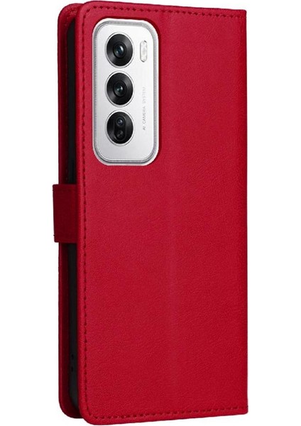 Kart Yuvası Klasik ile Oppo Oppo 12 5g Yüksek Kaliteli Deri Için Flip Case (Yurt Dışından) fırsatları