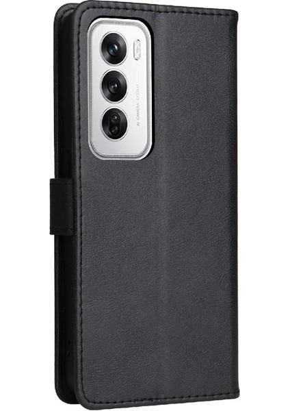 Kart Yuvası Klasik ile Oppo Oppo 12 5g Yüksek Kaliteli Deri Için Flip Case (Yurt Dışından) indirimleri