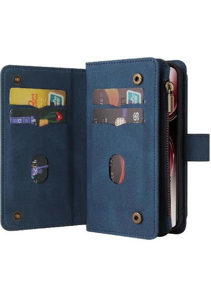 Kart Yuvası Pu ile Oppo Oppo 12 Pro 5g Fermuar Poket Için Cüzdan Telefon Kılıfı (Yurt Dışından) indirimleri