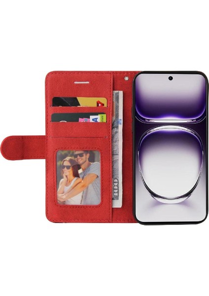 Kart Yuvası Standı Rengi ile Oppo Oppo 12 5g Deri Cüzdan Için Flip Case (Yurt Dışından) indirimleri