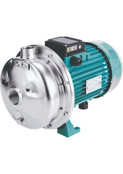 Varan Hct 18S-E Tek Kademe Paslanmaz Santrifüj Pompa 0.5 Hp / 0.37 Kw, Trifaze 380 V (Aısı 304)