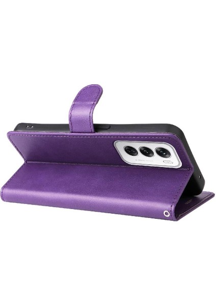 Kart Yuvası Klasik ile Oppo Oppo 12 5g Yüksek Kaliteli Deri Için Flip Case (Yurt Dışından) modelleri