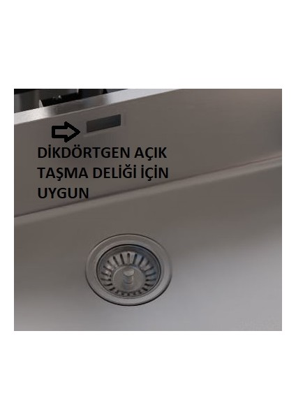 Teka Be Linea Ukinox Me Modellerine Uygun 1 Göz Evye Sifon Takımı