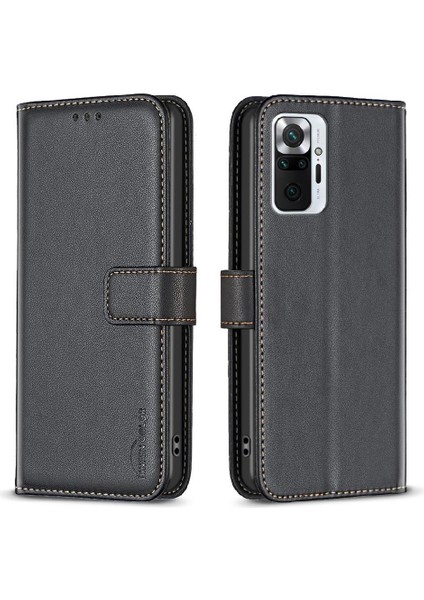 Xiaomi Redmi Not 10 Için Flip Case Pro Max Deri Kılıf Cüzdan Çoklu Kart (Yurt Dışından)