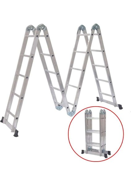 akrobat Merdiven 5.8 M 20 Basamak