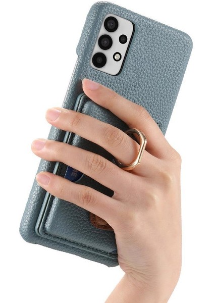 Samsung Galaxy A32 5g Premium Dokulu Deri Kart Yuvaları Halka (Yurt Dışından) modelleri