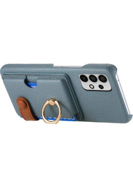 Samsung Galaxy A32 5g Premium Dokulu Deri Kart Yuvaları Halka (Yurt Dışından) fırsatları