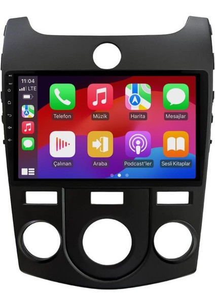 Kia Cerato Analog Klima Android Multimedya Sistemi 4-64 For-X (2008-2013) modelleri