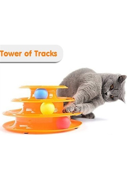 Luxury 3 Katlı Kedi Oyuncağı 1 Adet
