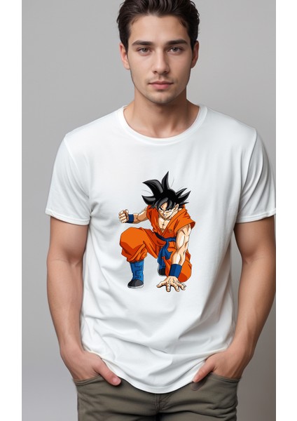 Dragon Ball Goku Baskılı Unisex Tshirt