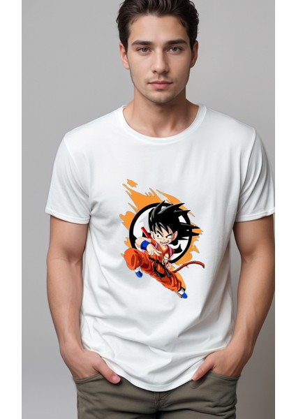 Dragon Ball Goku Baskılı Unisex Tshirt