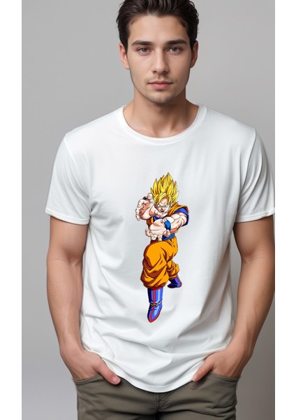 Dragon Ball Goku Baskılı Unisex Tshirt