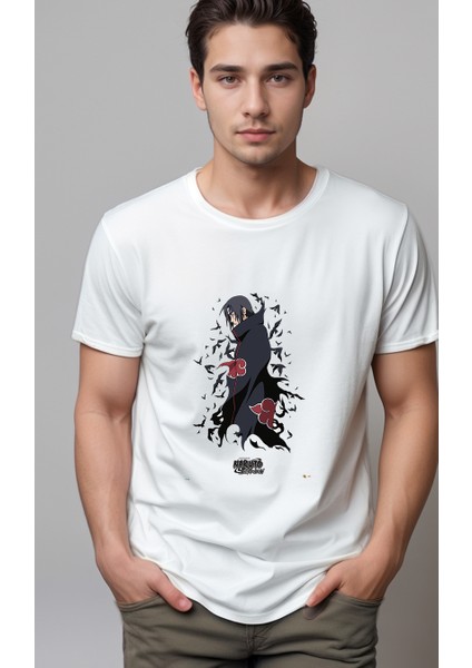 Naruto Itachi Baskılı Unisex Tshirt