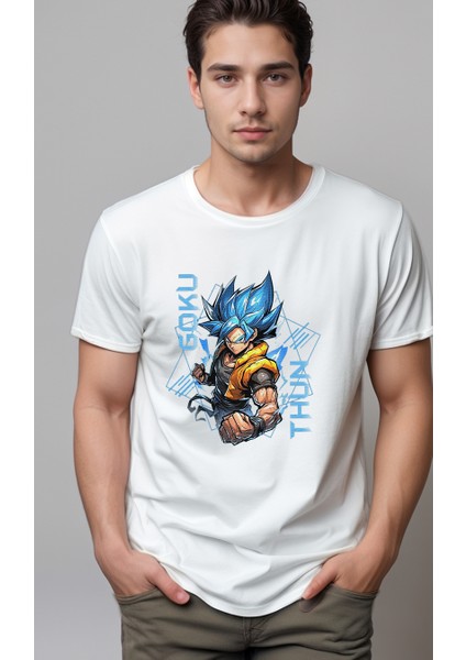 Dragon Ball Goku Baskılı Unisex Tshirt