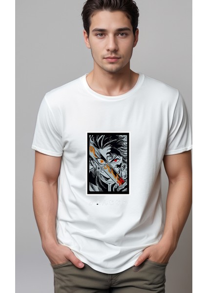 Demon Slayer Tanjiro Baskılı Unisex Tshirt