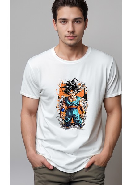 Dragon Ball Goku Baskılı Unisex Tshirt