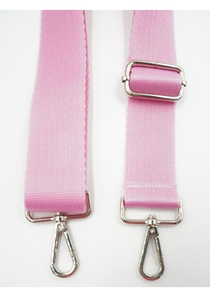 Baby Pink Ayarlanabilir Çanta Sapı Toz Pembe (Polyester) 110 cm G:4 cm