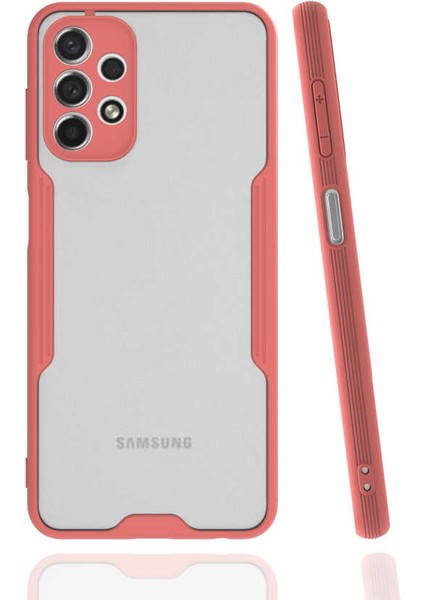 Galaxy A13 4g Kılıf Klcr Parfe Kapak-Pembe