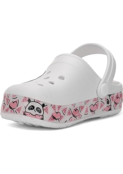 Minnie Mouse Baskılı Kız Çocuk Kaymaz Taban Terlik Havuz Plaj Sandaleti